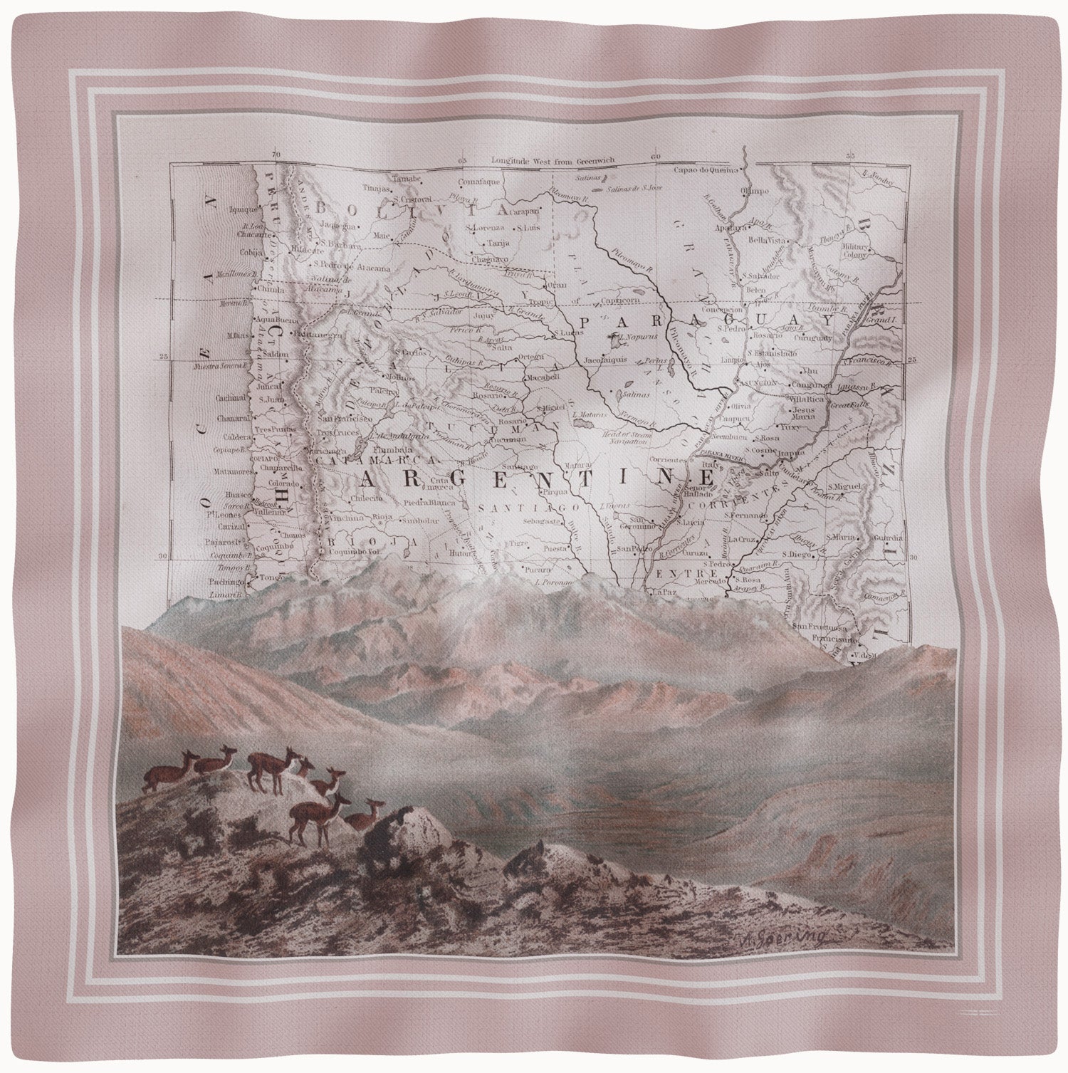 TWILL SCARF « AMAYA »