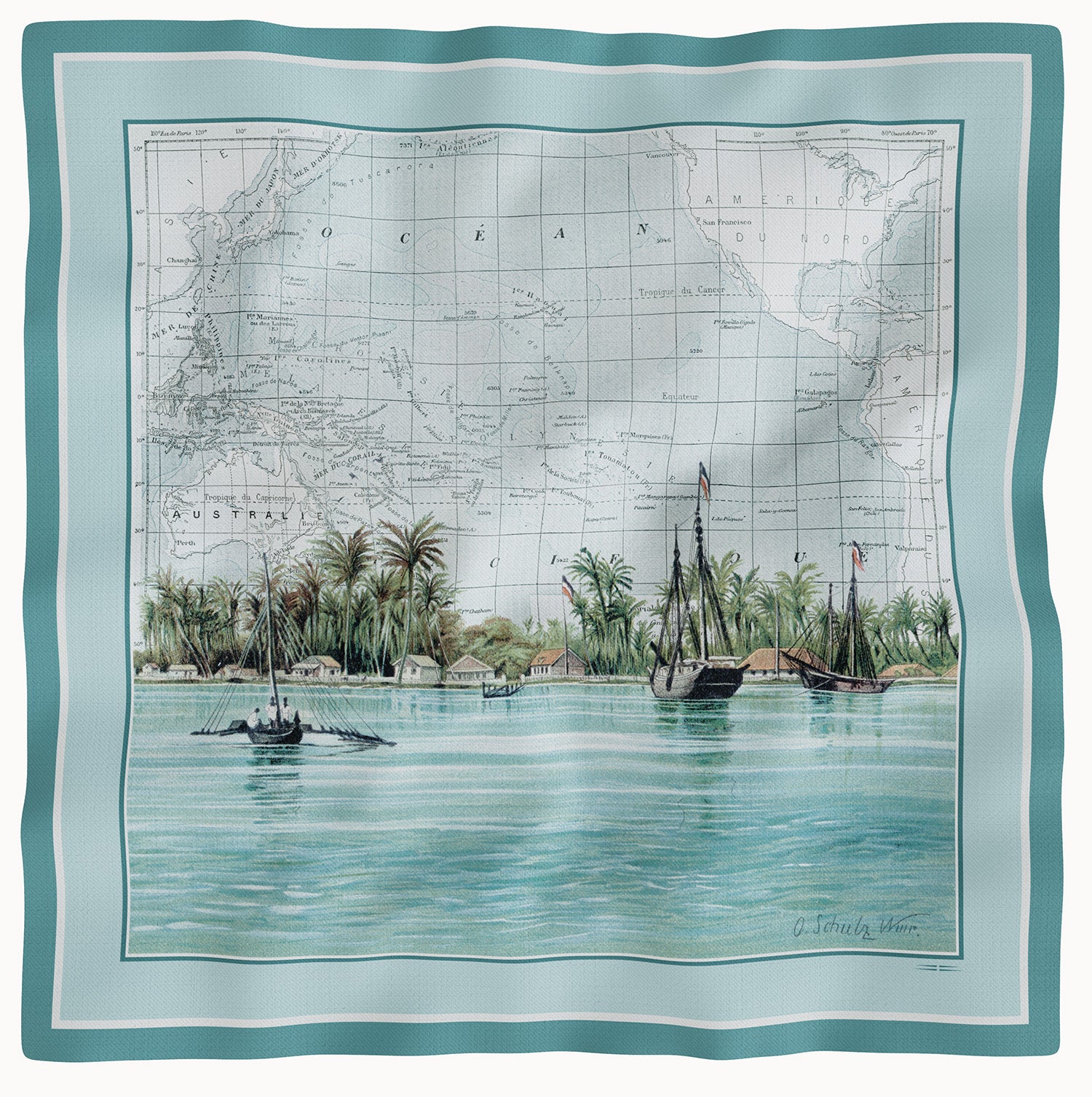 TWILL SCARF « AOLANI »