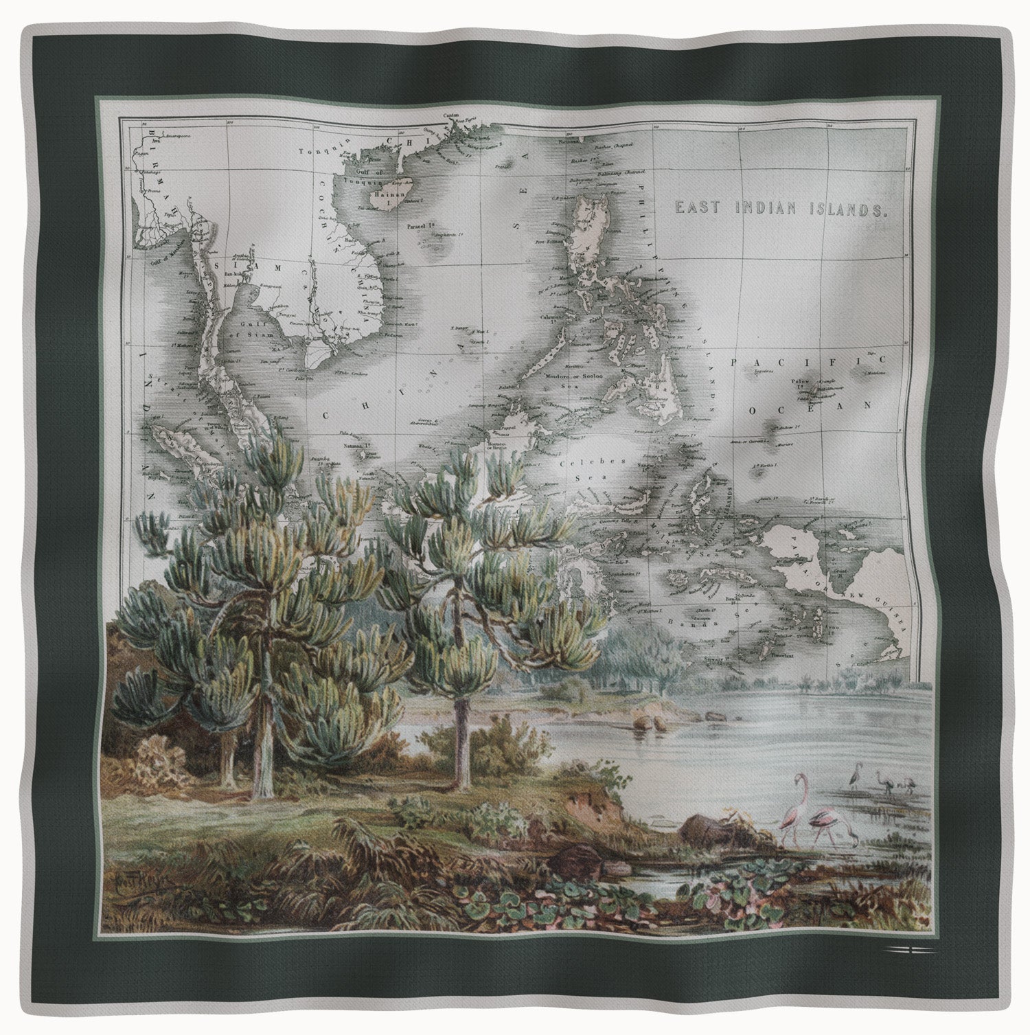 CASHMERE & SILK SCARF « AYU »