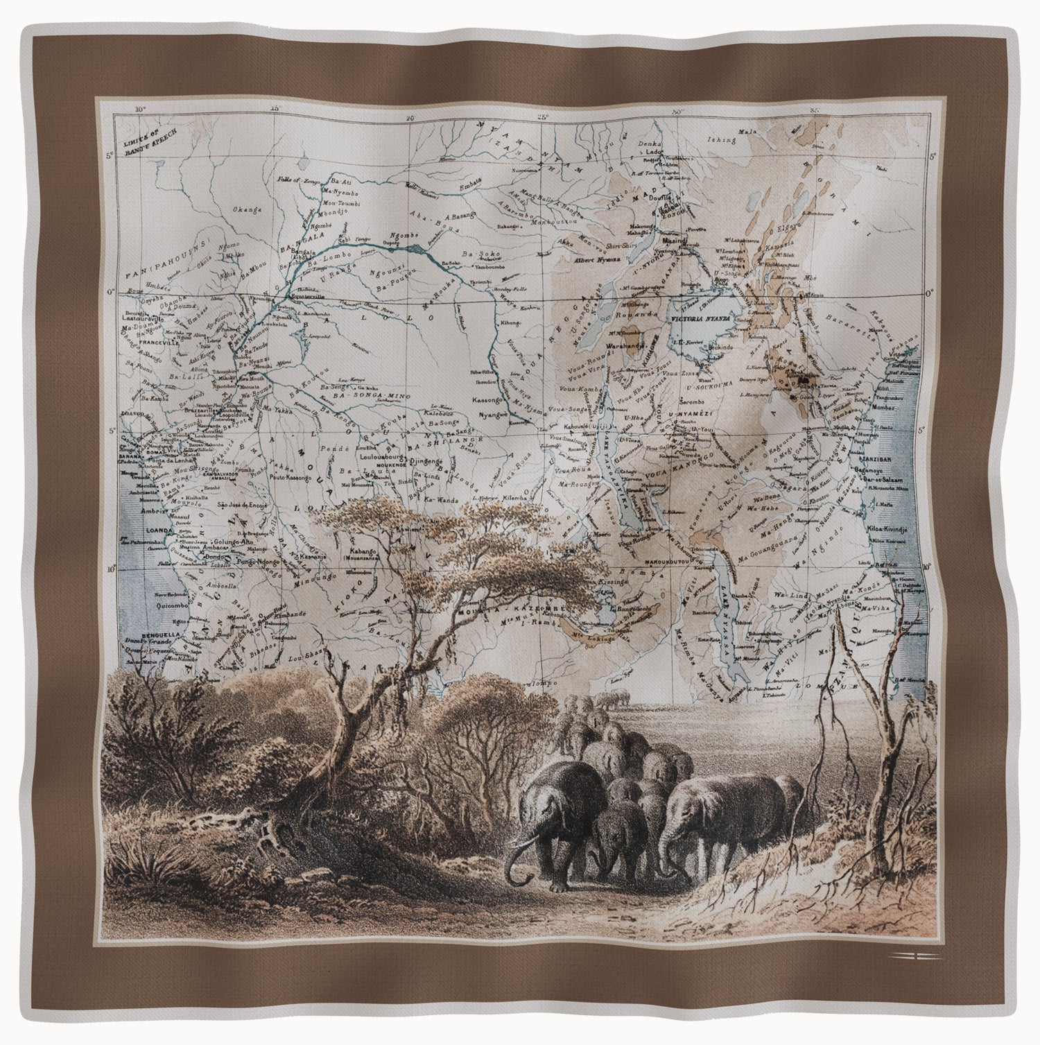 CASHMERE & SILK SCARF « KILIMBE »