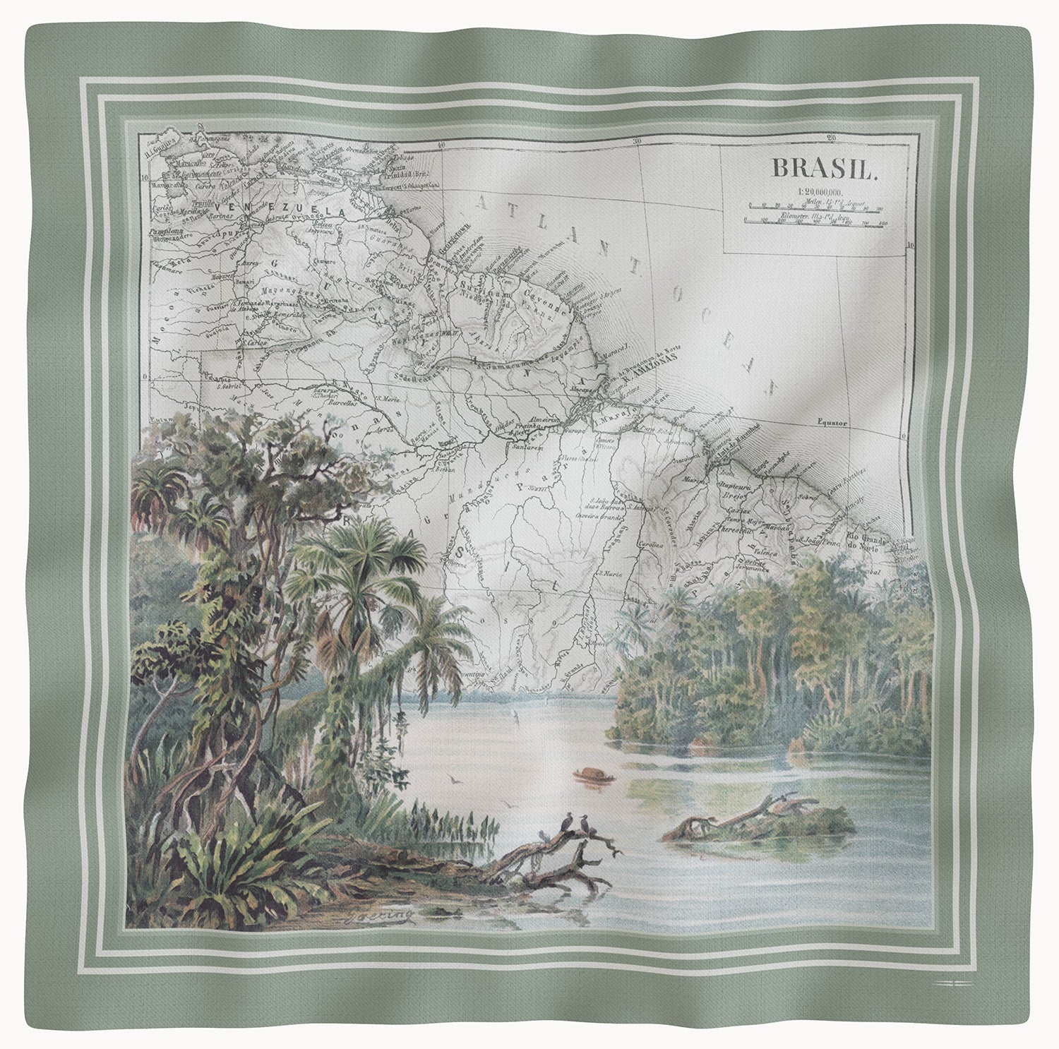 TWILL SCARF « LUISA »