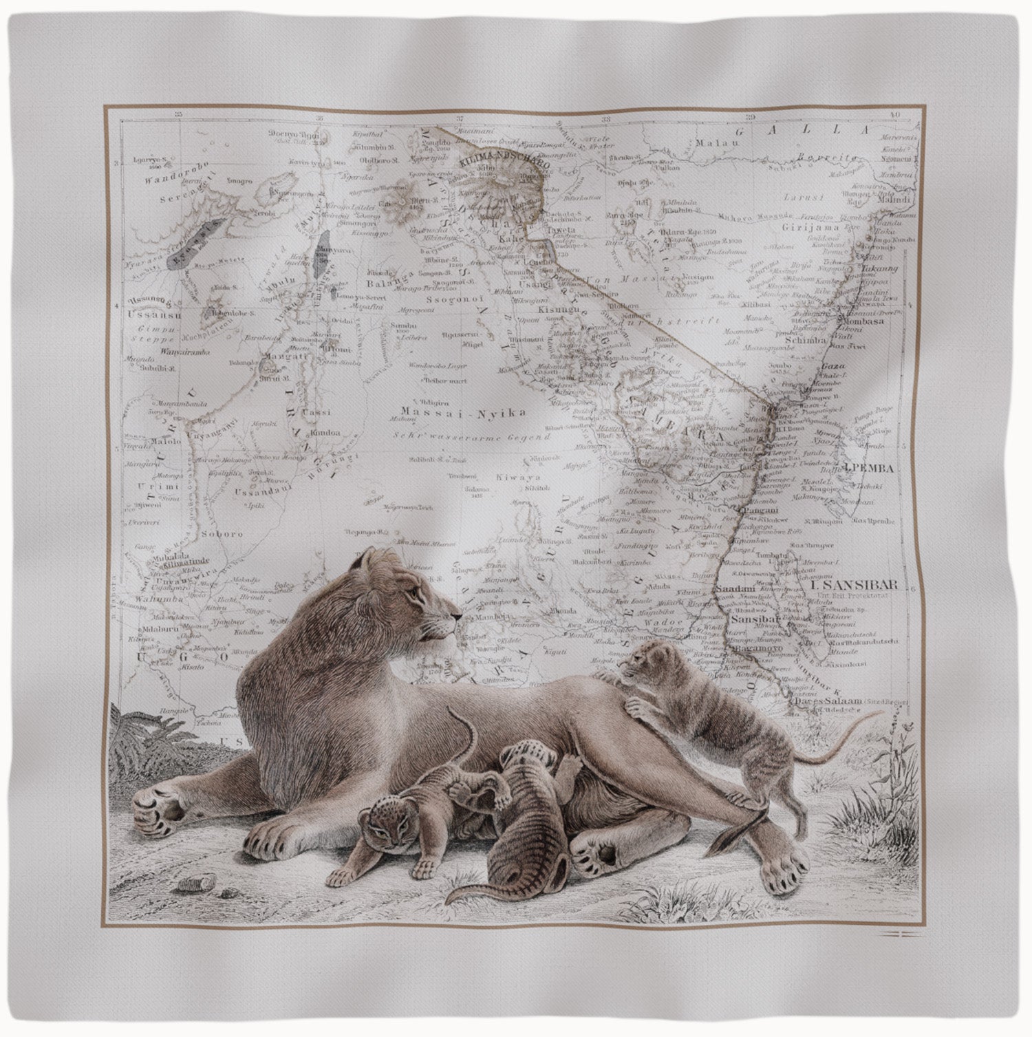 WOOL & SILK SHAWL « NEEMA »