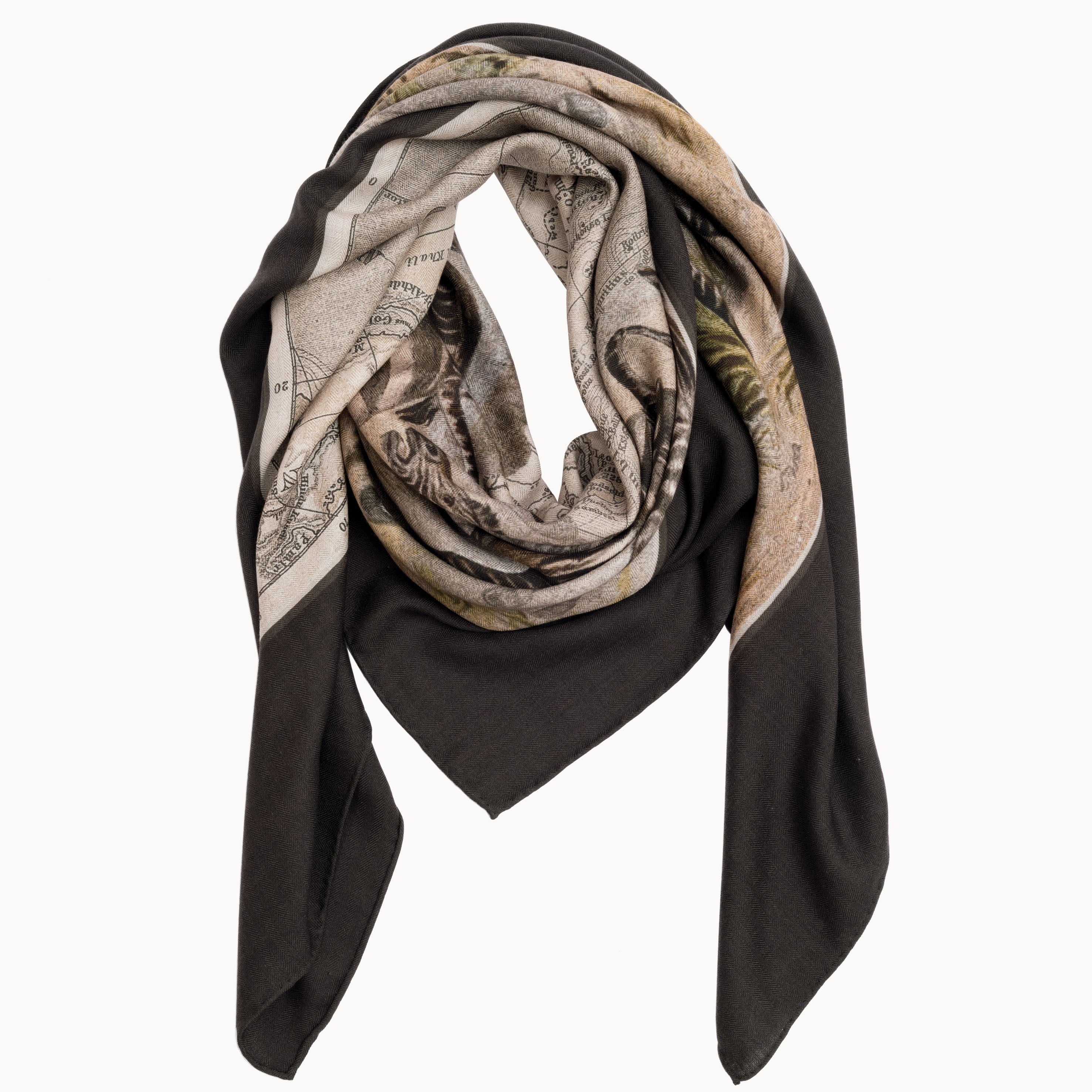 CASHMERE & SILK SHAWL « ZAWADI »