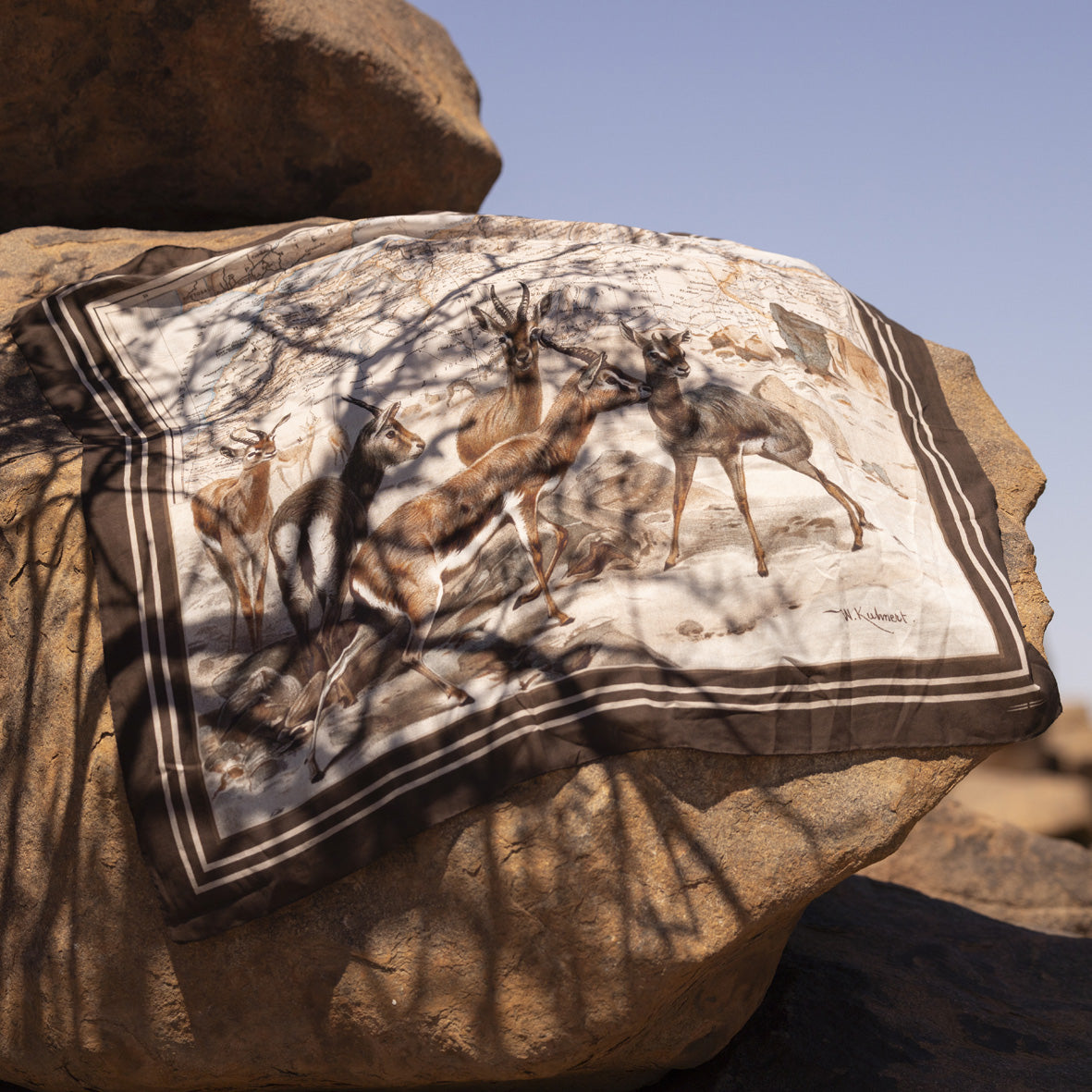 TWILL SCARF « INAYA »