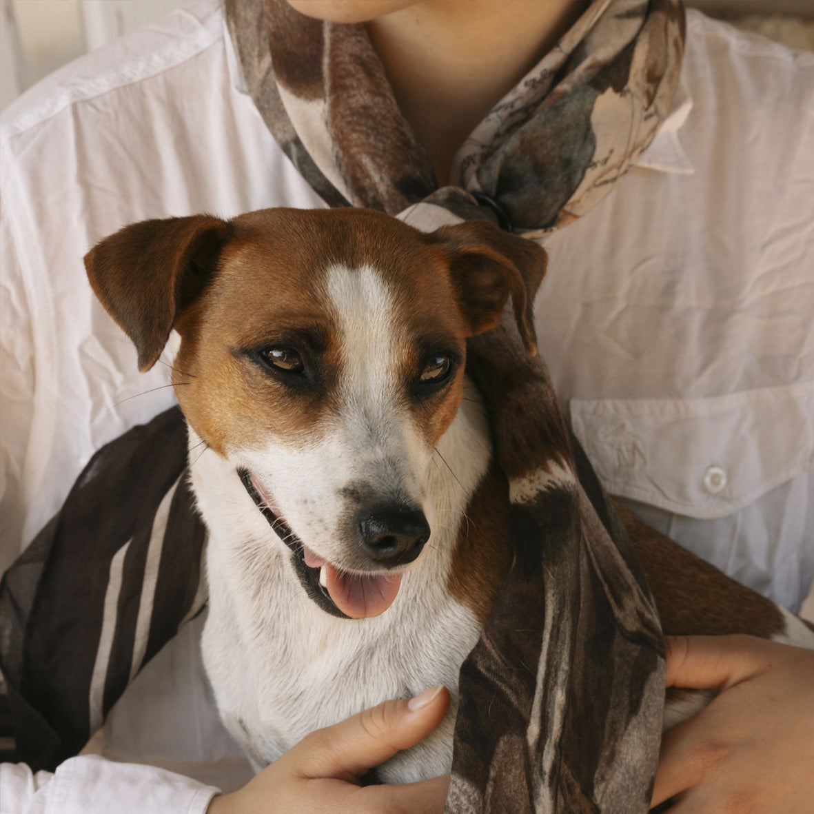 TWILL SCARF « INAYA »