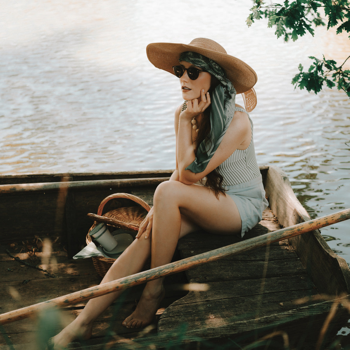 TWILL SCARF « LUISA »