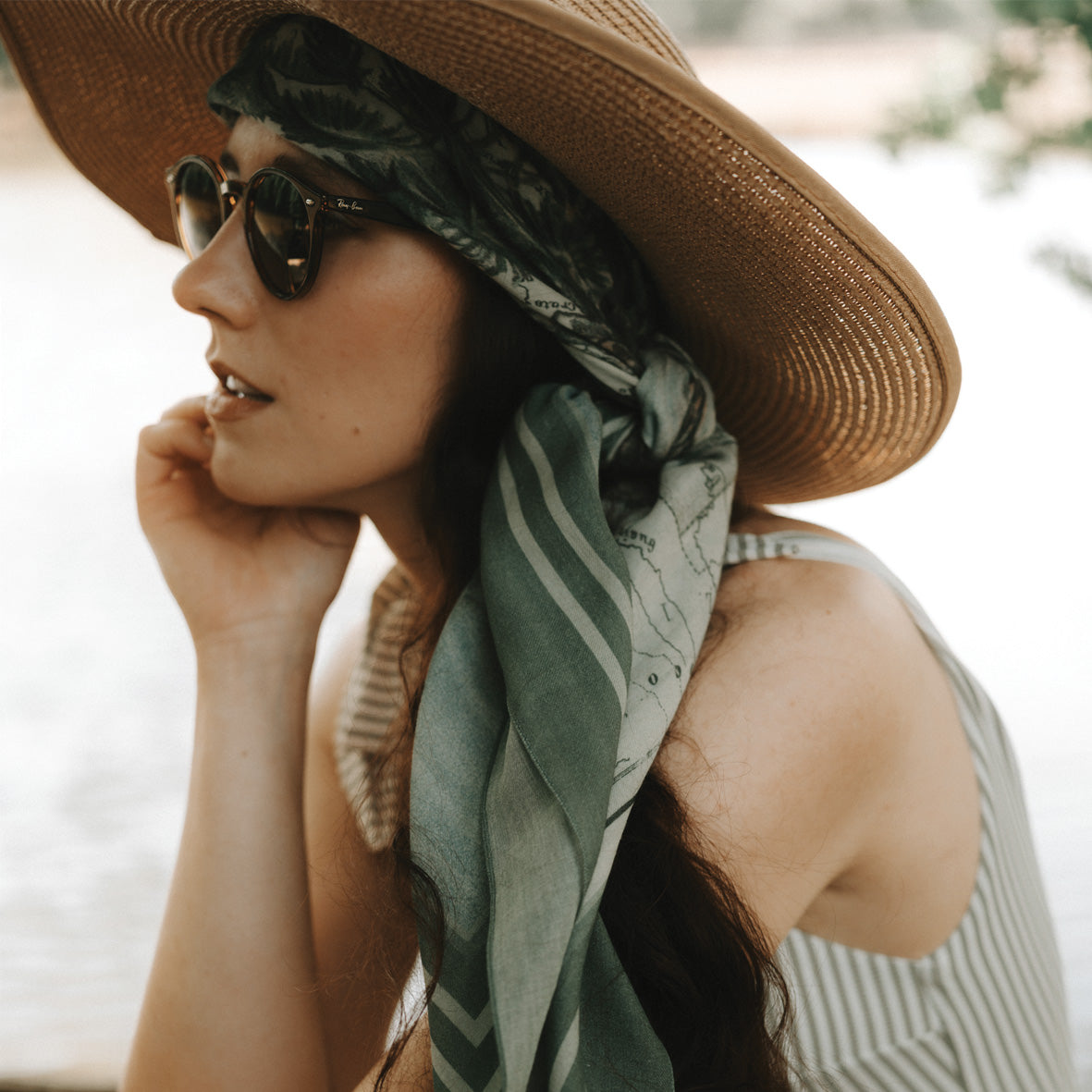 TWILL SCARF « LUISA »