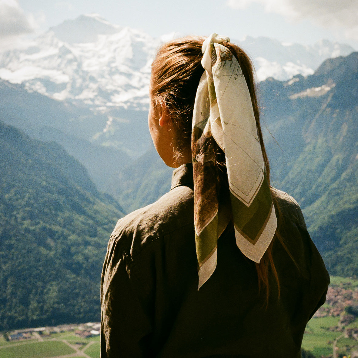 TWILL SCARF « SUNANDA »