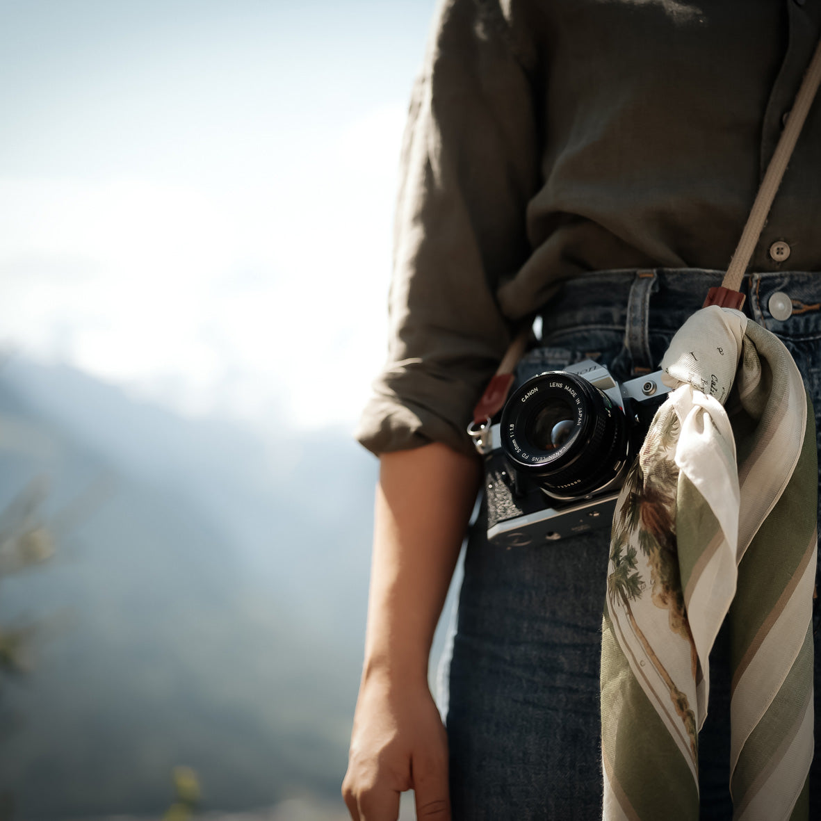 TWILL SCARF « SUNANDA »