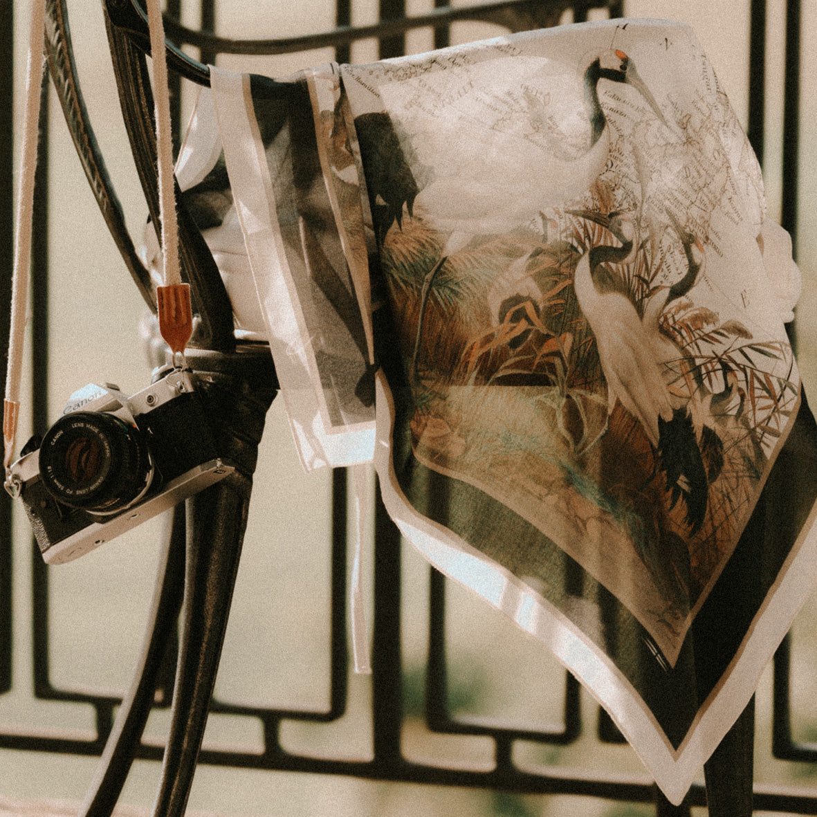 TWILL SCARF « TIAN »