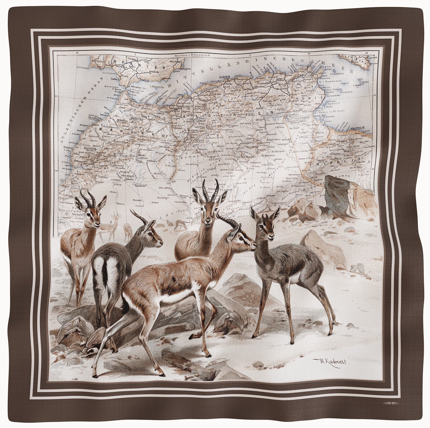 TWILL SCARF « INAYA »