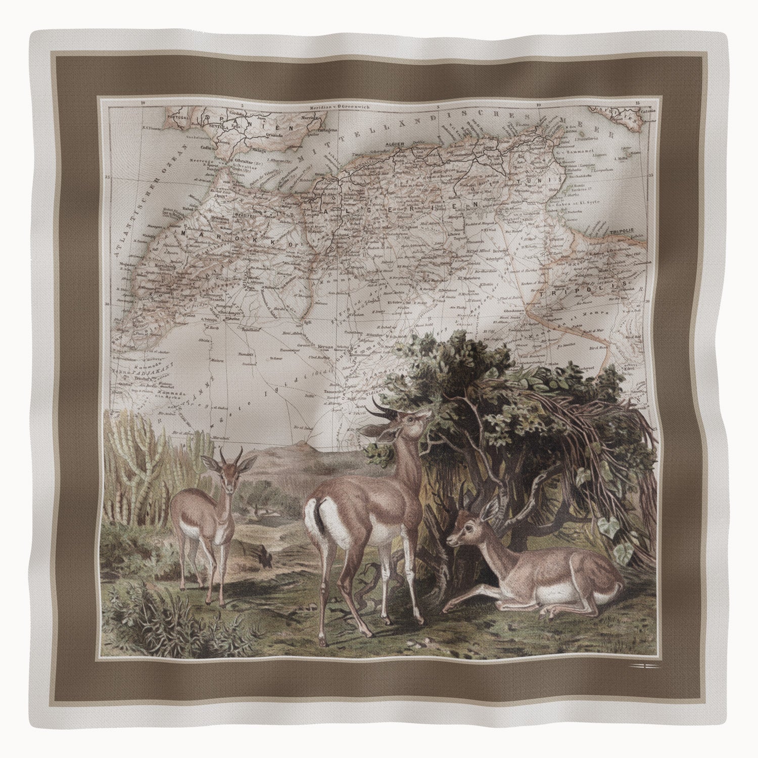 TWILL SCARF « SAÏDA »
