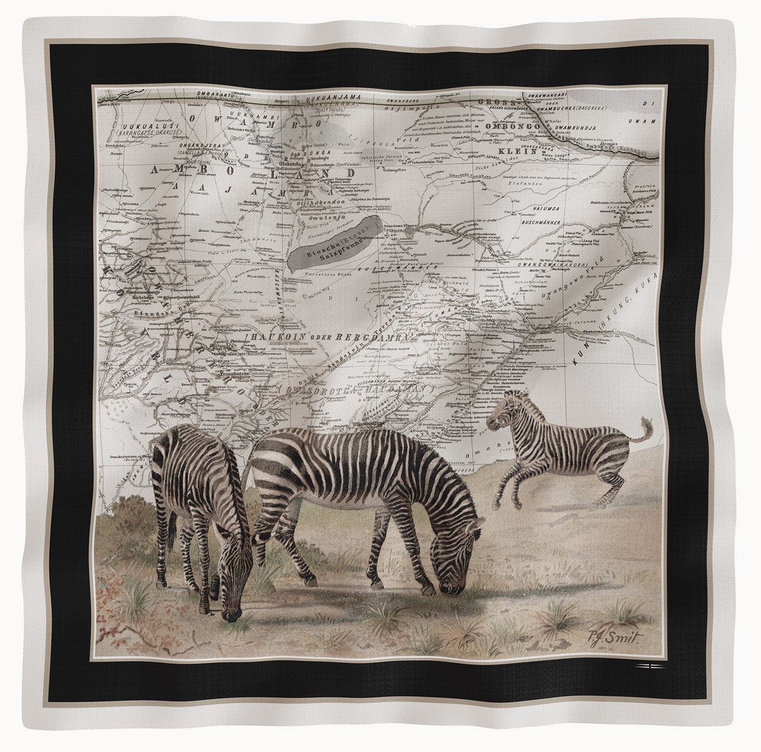 TWILL SCARF « SIKONGO »