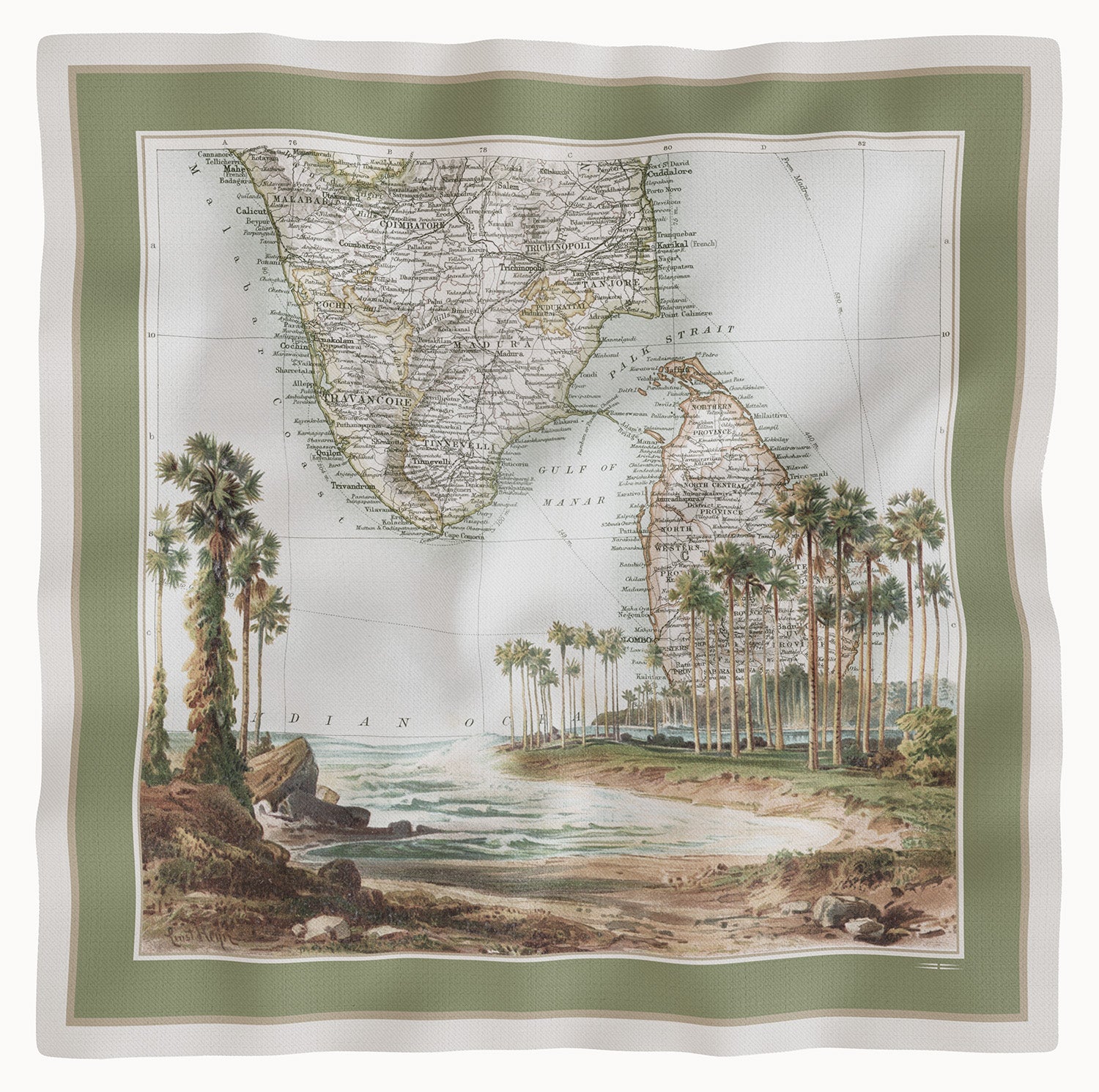 TWILL SCARF « SUNANDA »