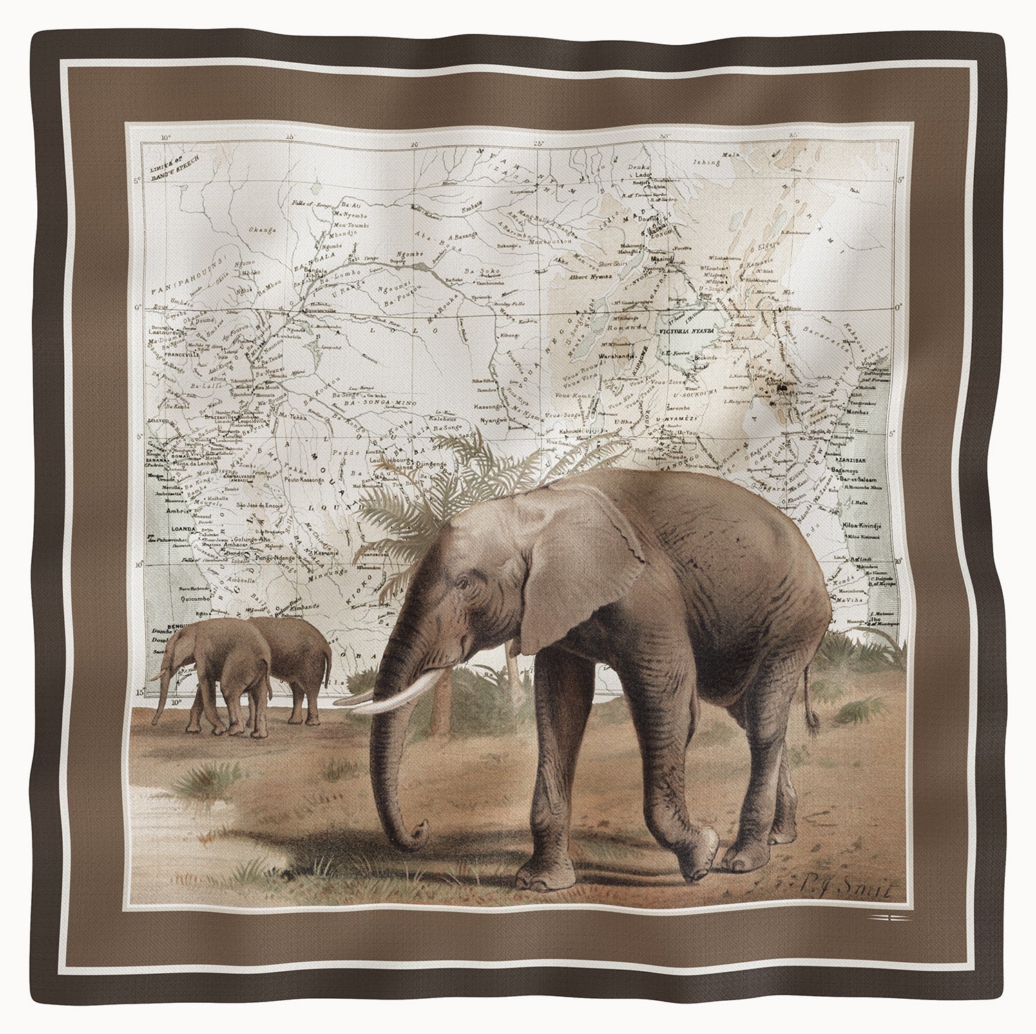 TWILL SCARF « TEMBO »