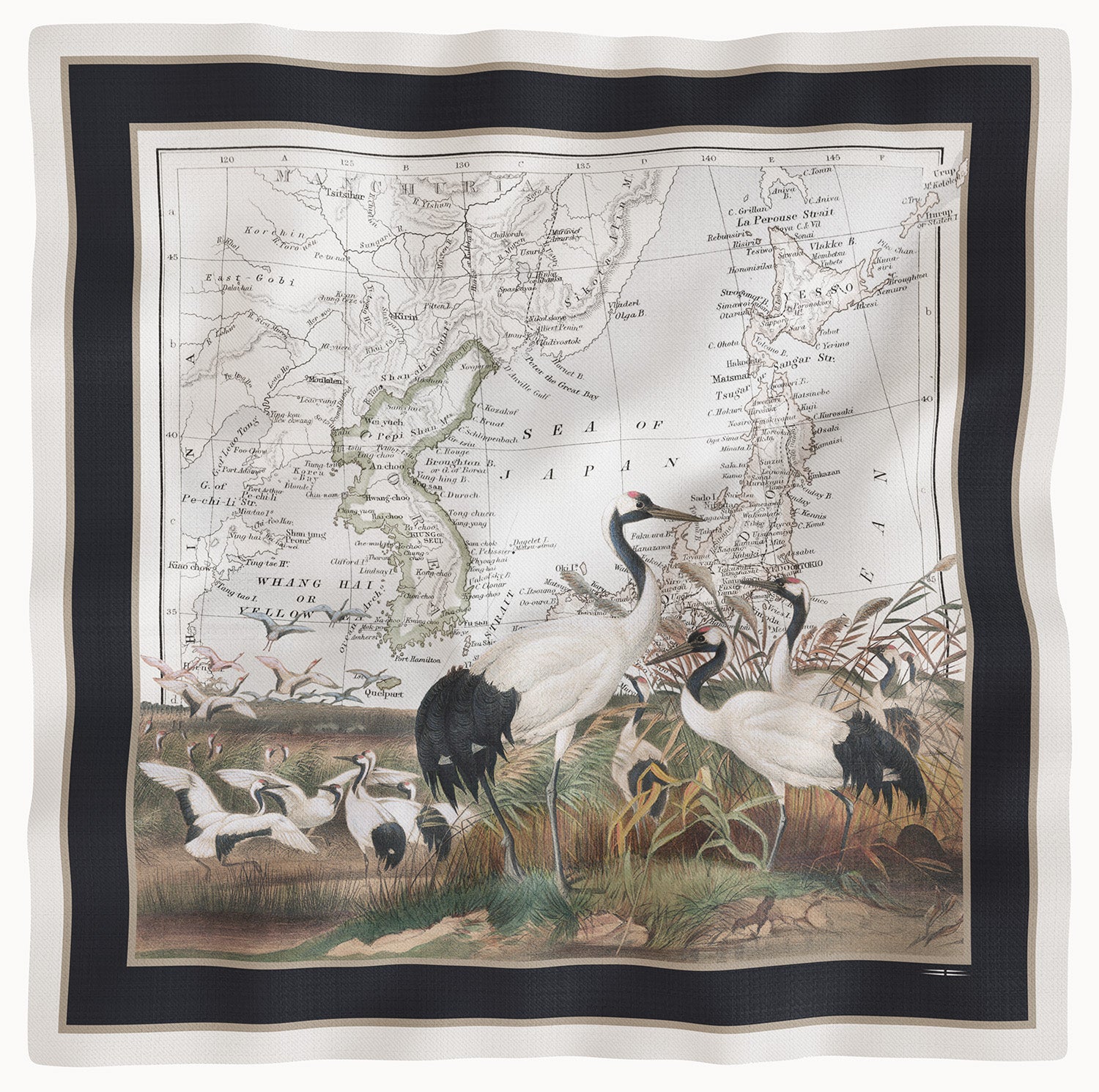 TWILL SCARF « TIAN »