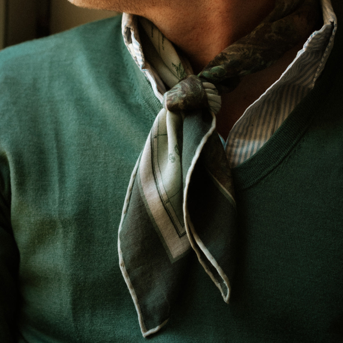 CASHMERE & SILK SCARF « AYU »