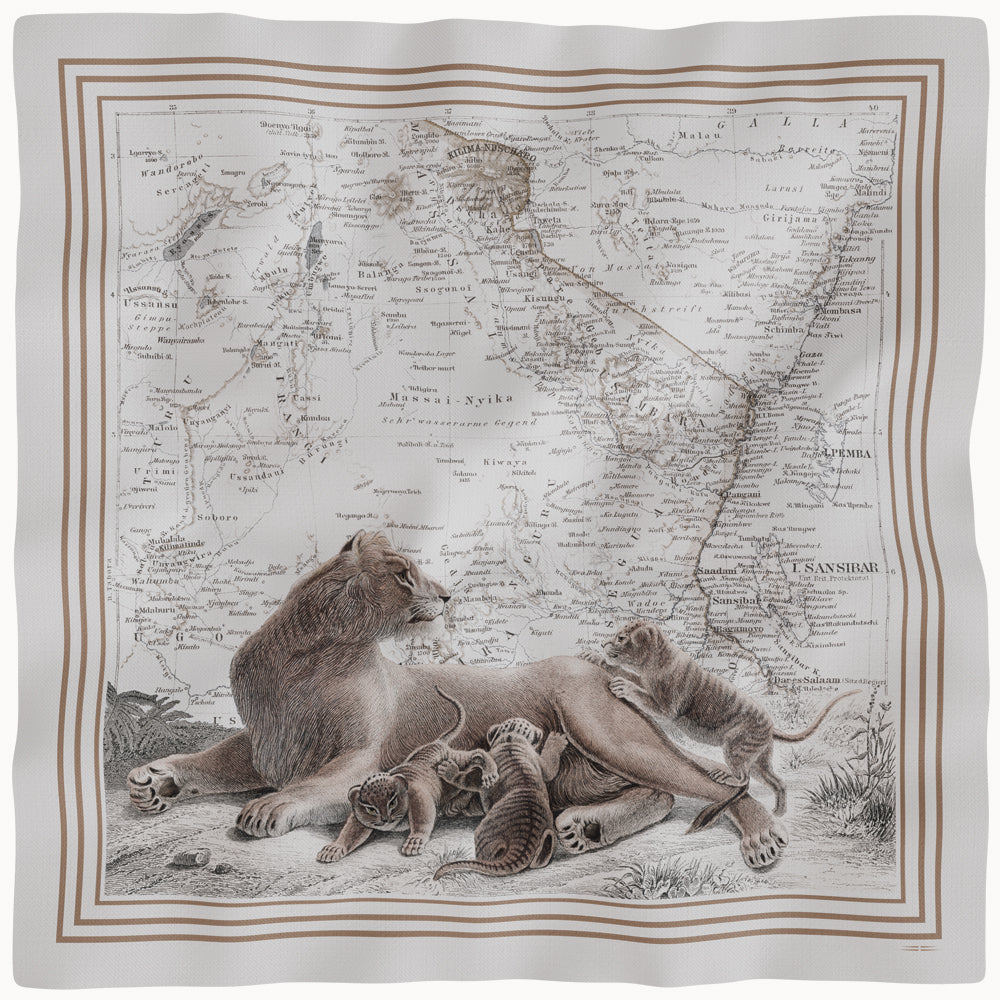 TWILL SCARF « BAKARI »