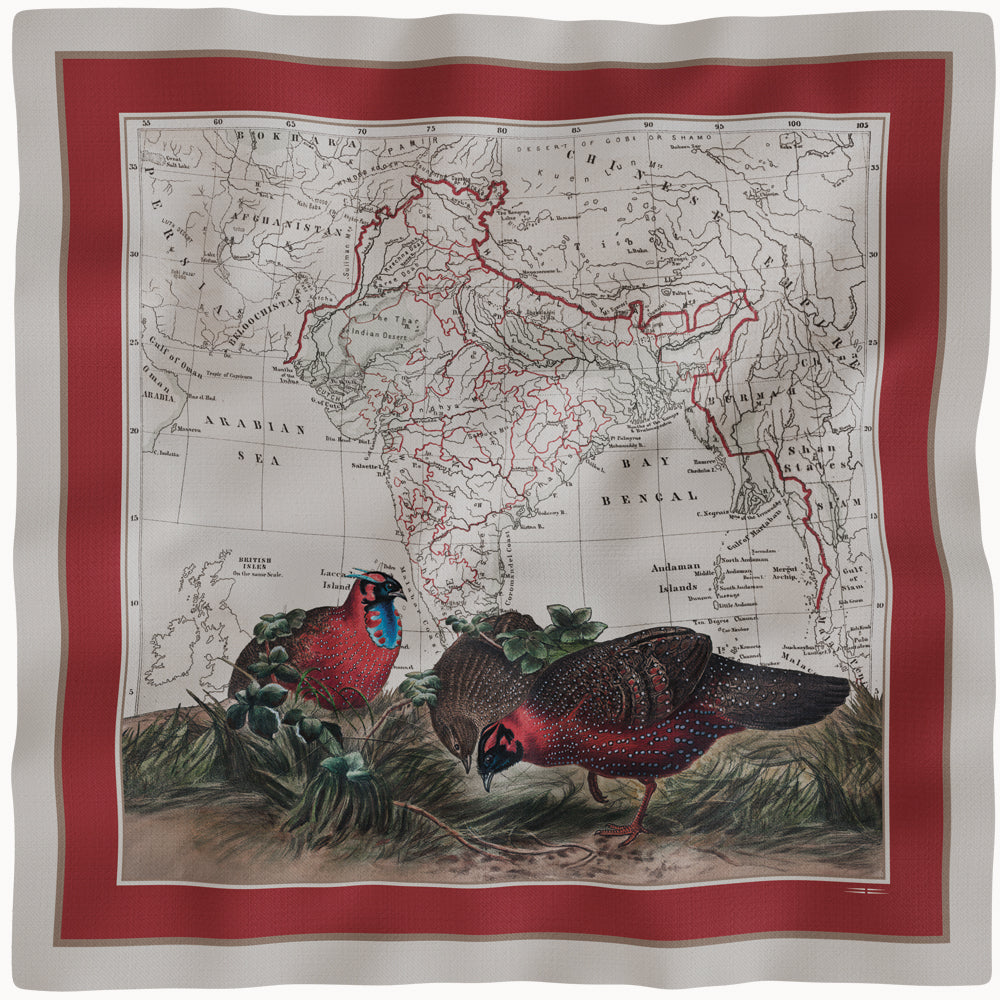 TWILL SCARF « BHADRA »