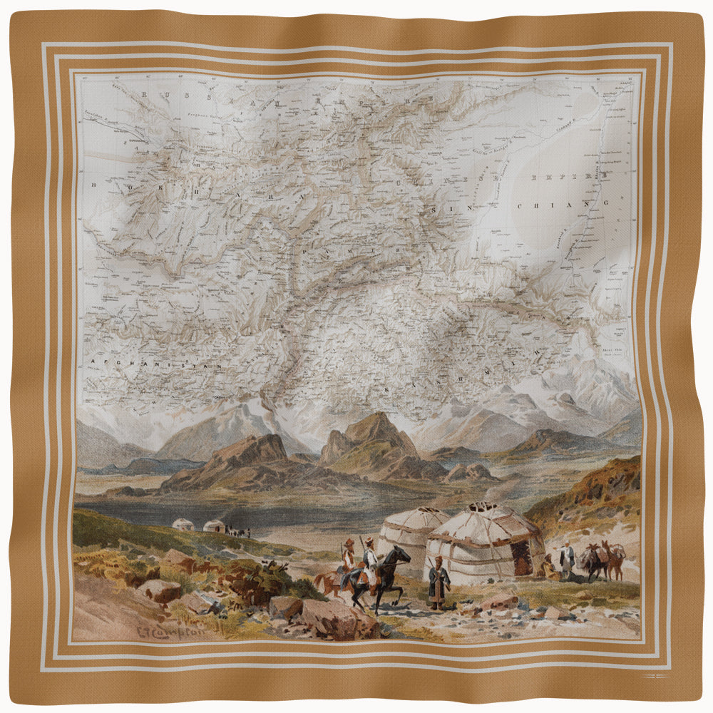 TWILL SCARF « ROYA »