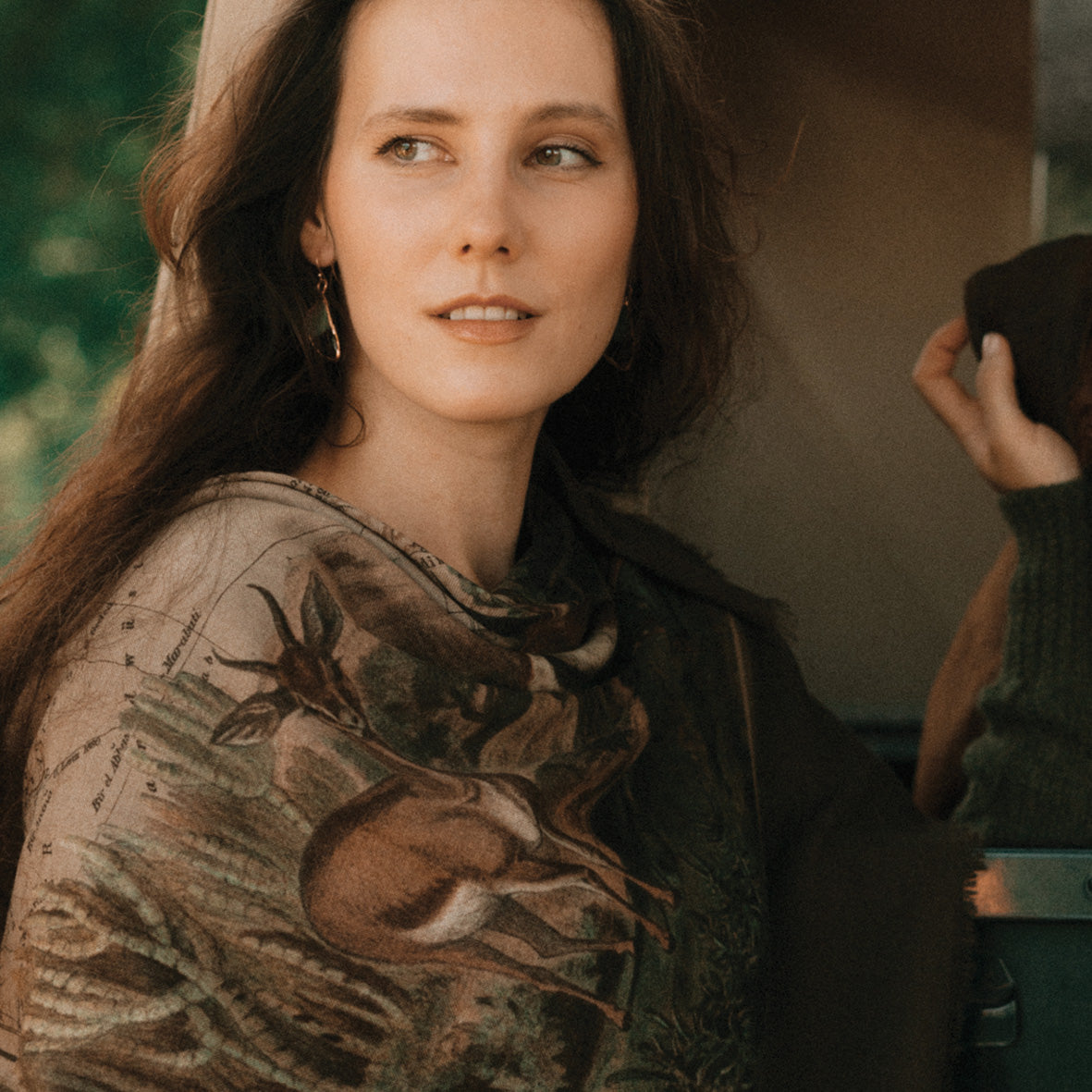 FOULARD EN LAINE  « SAMIYA »