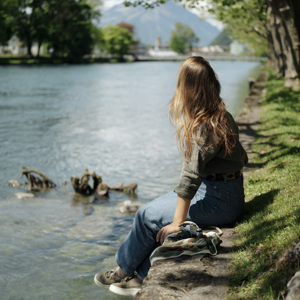 TWILL SCARF « SUNANDA »