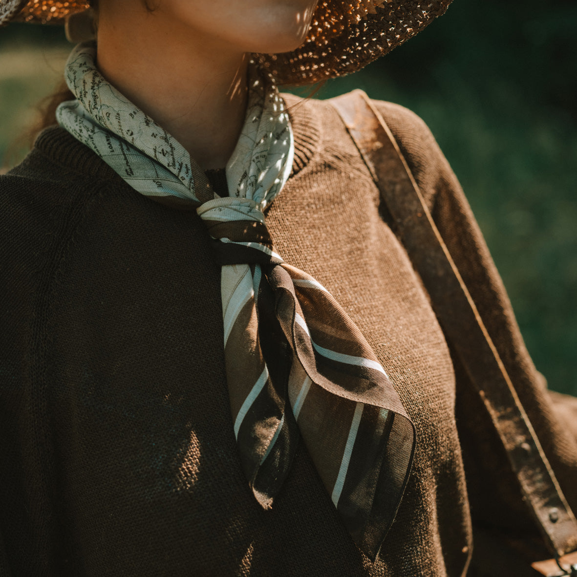 TWILL SCARF « TEMBO »
