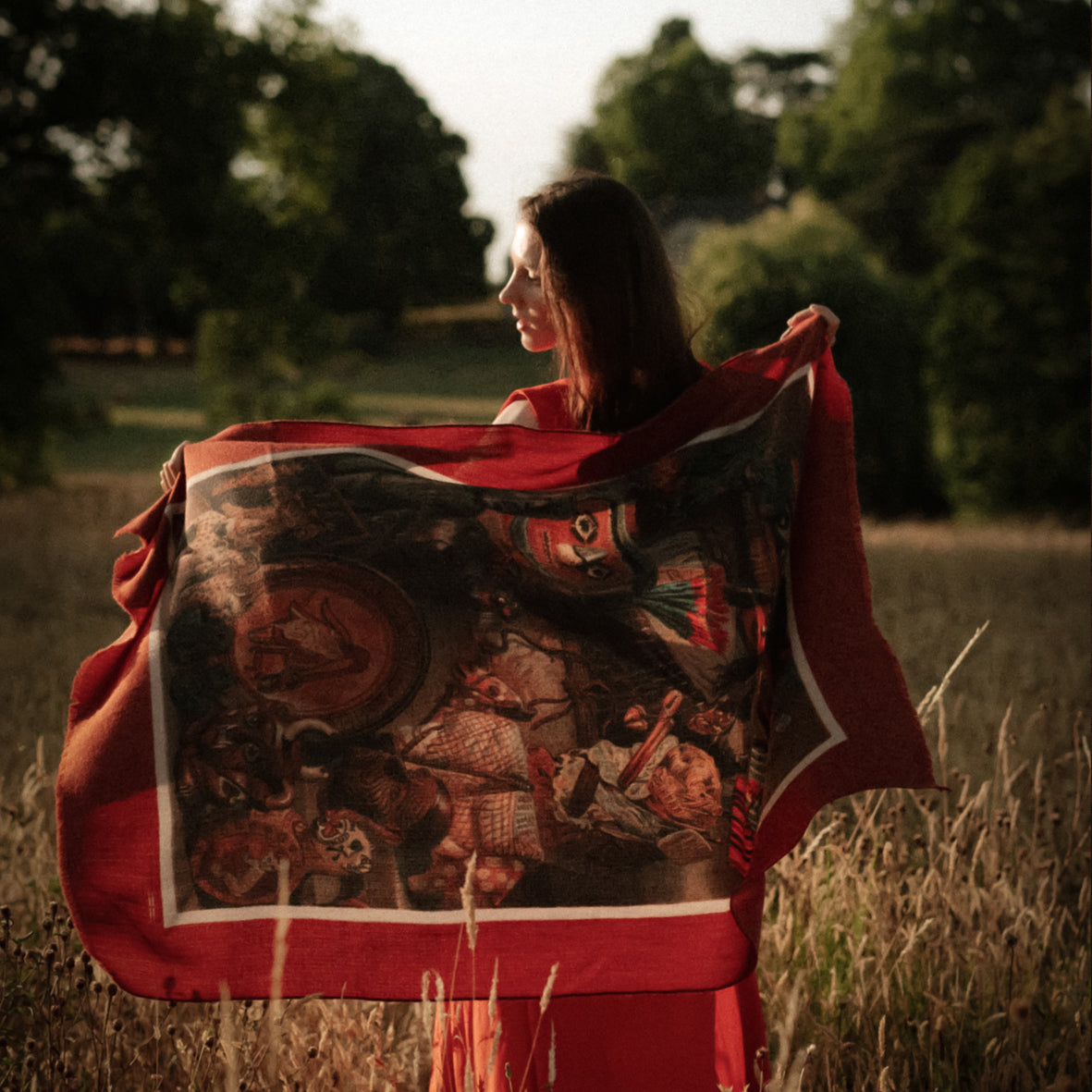 WOOLEN SHAWL « TONALLI »